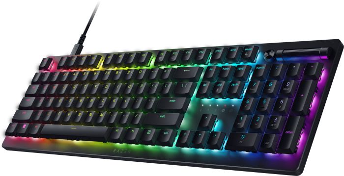 Клавиатура механическая Razer DeathStalker V2 105key, Red Switch, USB-A, EN/RU, RGB, чёрный