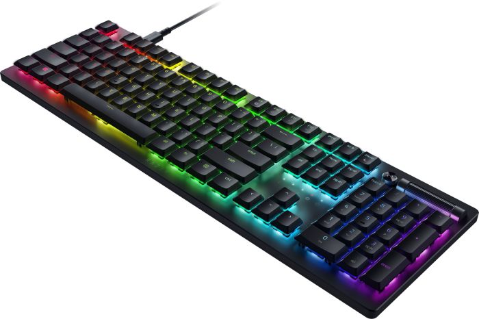 Клавиатура механическая Razer DeathStalker V2 105key, Red Switch, USB-A, EN/RU, RGB, чёрный
