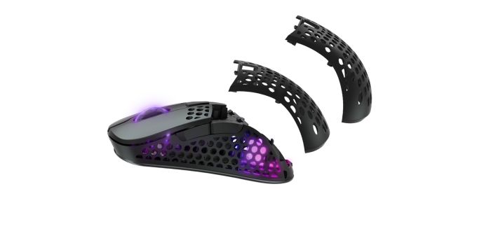 Mouse Xtrfy M4, WL/USB-A, RGB, black