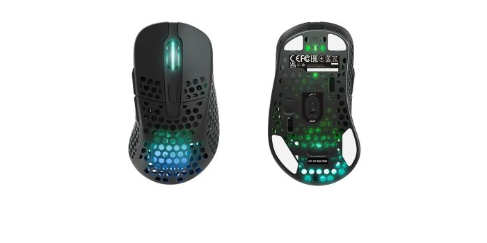 Mouse Xtrfy M4, WL/USB-A, RGB, black