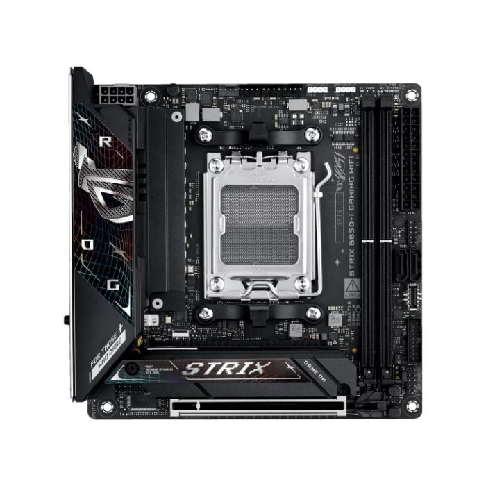 Материнcька плата ASUS ROG STRIX B850-I GAMING WIFI sAM5 B850 2xDDR5 M.2 HDMI USB Type-C WiFi BT mITX