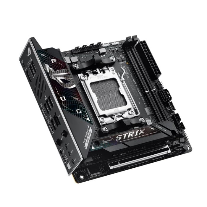 Материнcька плата ASUS ROG STRIX B850-I GAMING WIFI sAM5 B850 2xDDR5 M.2 HDMI USB Type-C WiFi BT mITX
