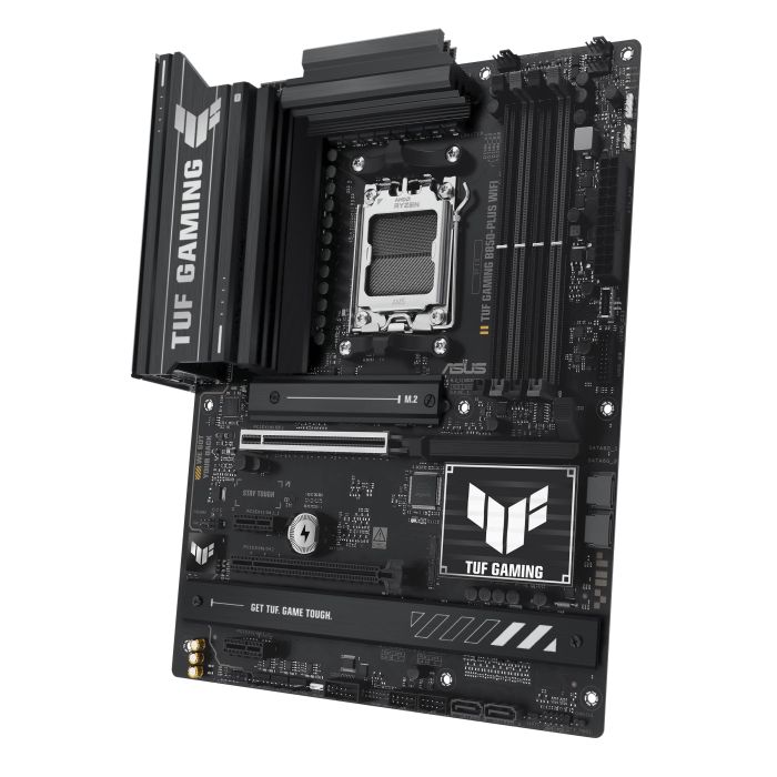 Материнcька плата ASUS TUF GAMING B850-PLUS WIFI sAM5 B850 4xDDR5 M.2 HDMI DP WiFi BT ATX