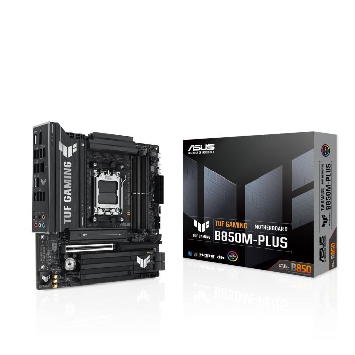 Материнcька плата ASUS TUF GAMING B850M-PLUS sAM5 B850 4xDDR5 M.2 HDMI DP mATX