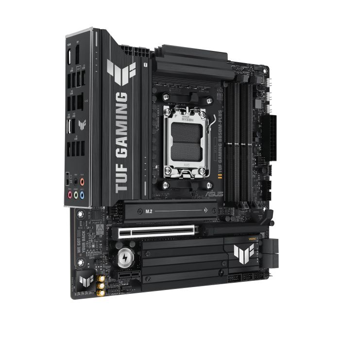 Материнcька плата ASUS TUF GAMING B850M-PLUS sAM5 B850 4xDDR5 M.2 HDMI DP mATX
