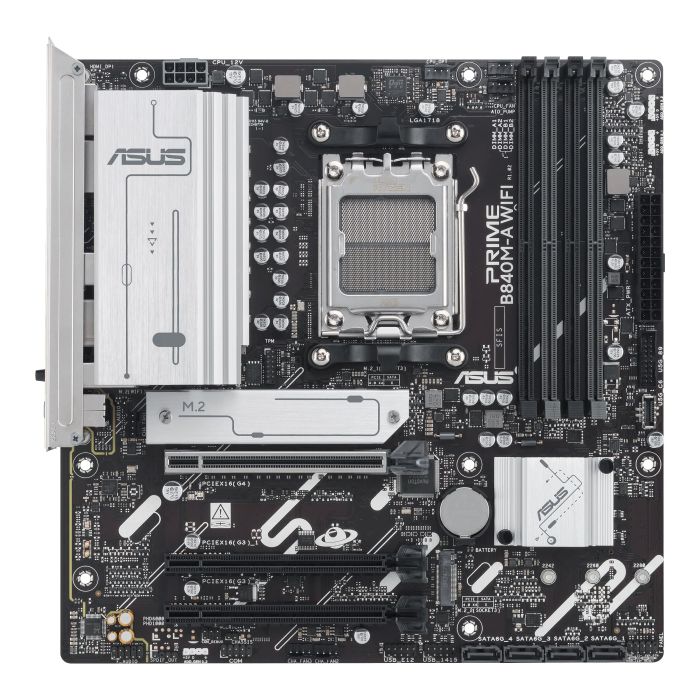 ASUS Motherboard PRIME B840M-A WIFI sAM5 B840 4xDDR5 M.2 HDMI DP WiFi BT mATX