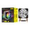 2E GAMING CPU cooler Air Cool AC90D4-RGB, LGA1851, 1700, 1200, 1366, 115x, AM5, AM4, AM3, AM3+, 4pin PWM, TDP 130W