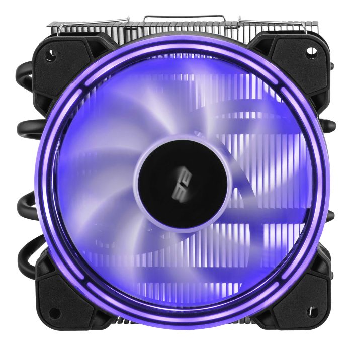 Процесорний кулер 2E GAMING Air Cool AC120T4-ARGB, LGA1851, 1700, 1200, 115x, 1366, AM5, AM4, AM3, AM3+, 4pin PWM, 3pin +5VARGB, TDP 130W