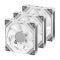 2E GAMING Case Fans Air Cool Magic Mirror ACF120MW-ARGB, 3x120мм, 2000rpm, 4pin PWM +5VARGB, 20.5dBa, white