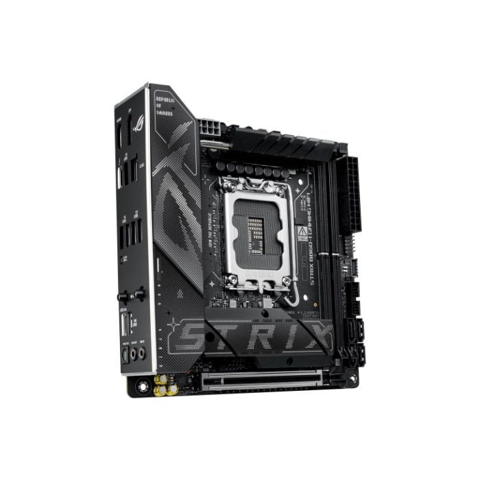 ASUS Motherboard ROG STRIX B860-I GAMING WIFI s1851 B860 2xDDR5 M.2 DP HDMI USB Type-C Wi-Fi BT mITX