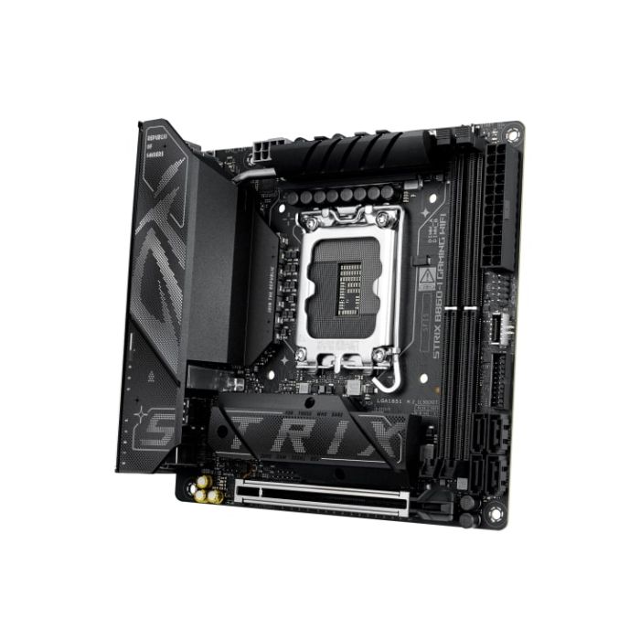 ASUS Motherboard ROG STRIX B860-I GAMING WIFI s1851 B860 2xDDR5 M.2 DP HDMI USB Type-C Wi-Fi BT mITX