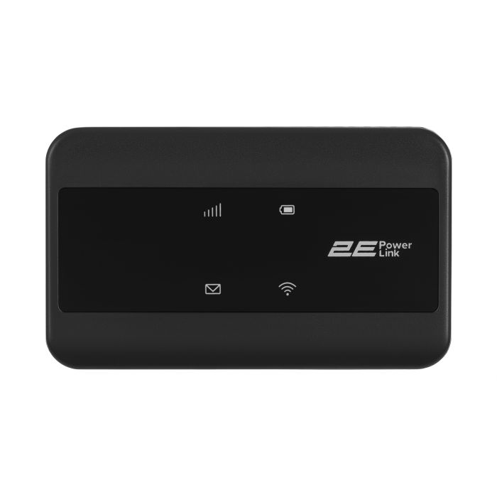Мобільний маршрутизатор 2E PowerLink (MiFi-2) LTE, Wi-Fi4, 1xType-C, 1xCRC9, 2100мА•год чорний