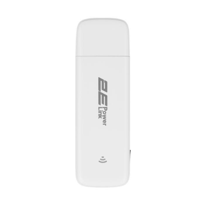 Мобільний маршрутизатор 2E PowerLink (MiFi-1 2024) LTE, Wi-Fi4, 1xUSB, 1xCRC9 білий