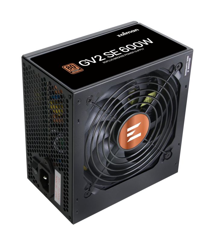 Блок питания Zalman GV2SE  (600W) 88%, 80+ Bronze, 120мм, 1xMB 24pin(20+4), 1xCPU(4pin+ 8pin), 4xMolex, 6xSATA, 2xPCIe 8pin(6+2)