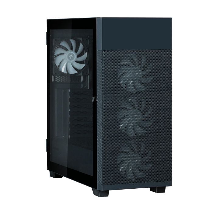 Zalman PC case  S5 Neo without PSU, 1xUSB3.1, 1xUSB2.0, 4x120mm FRGB, VGA 390mm, LCS ready, TG Side Panel, ATX, black