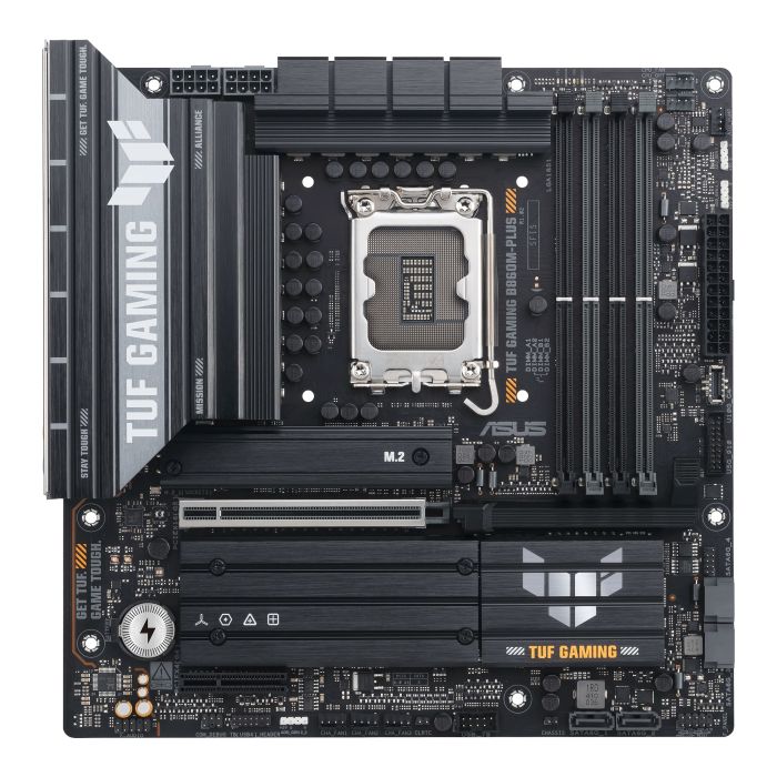 Материнcкая плата ASUS TUF GAMING B860M-PLUS s1851 B860 4xDDR5 M.2 DP HDMI USB Type-C mATX