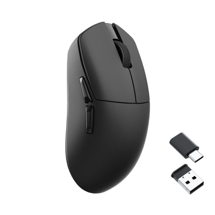 Mouse Lemokey G1 USB-A/USB-C/WL/BT, 8K, білий