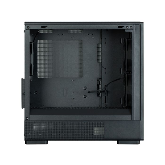 Корпус Zalman P10 Namu без БП, 1xUSB3.0, 1xUSBType-C, 2x120мм, 1x120мм ARGB, VGA 340мм, LCS ready, TG Side Panel, mATX, чорний