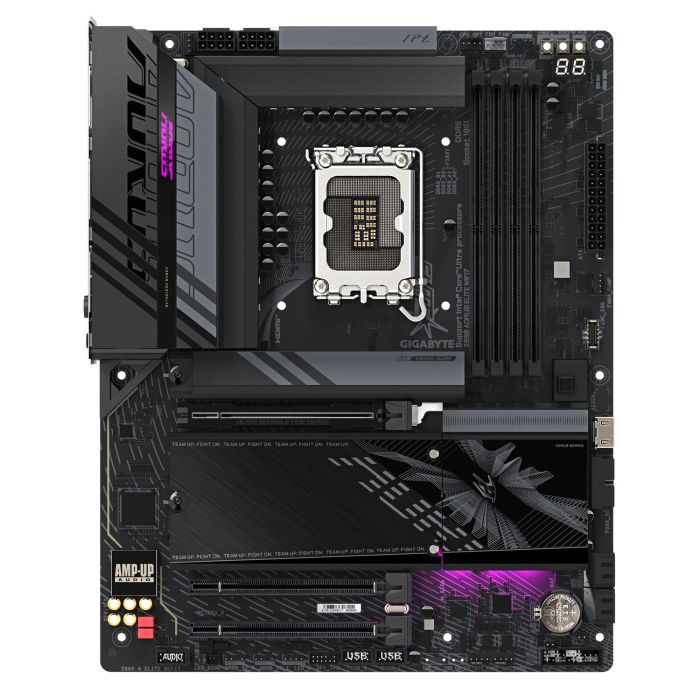 GIGABYTE Motherboard Z890 AORUS ELITE WIFI7 s1851 4xDDR5 M.2 USB Type-C DP Wi-Fi BT ATX