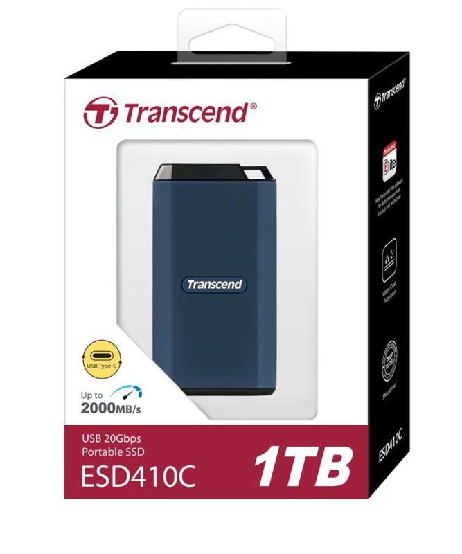 Портативный SSD Transcend 1TB USB 3.2 Gen 2x2 Type-C ESD410C