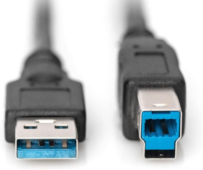 Кабель DIGITUS USB 3.0 (AM/BM) 1.8м, черный