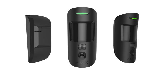 Датчик руху з покращеною фотофіксацією Ajax HDR MotionCam, Jeweller, бездротовий, чорний