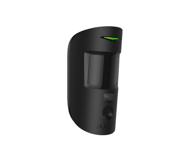 Датчик руху з покращеною фотофіксацією Ajax HDR MotionCam, Jeweller, бездротовий, чорний