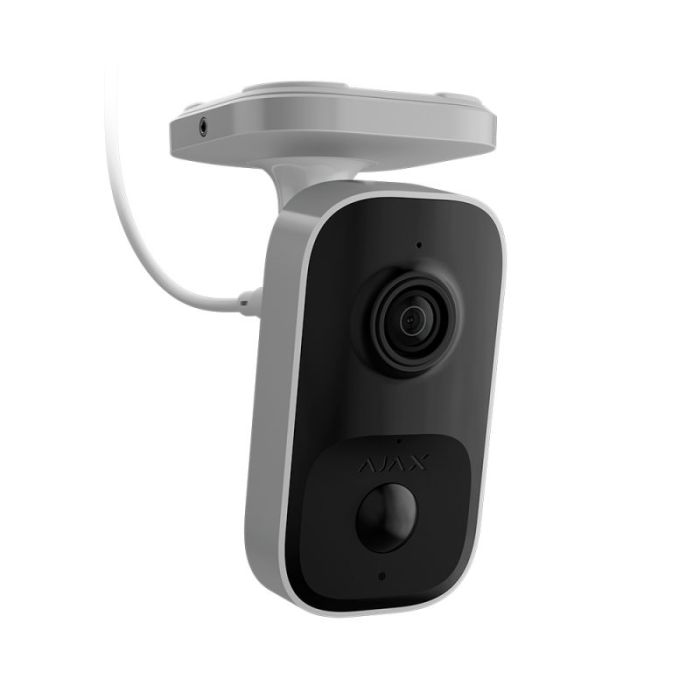 Ajax IndoorCam video surveillance camera, indoor, 4mp, 110° vertical 60° horizontal, IR 8m, artificial intelligence, wi-fi, white