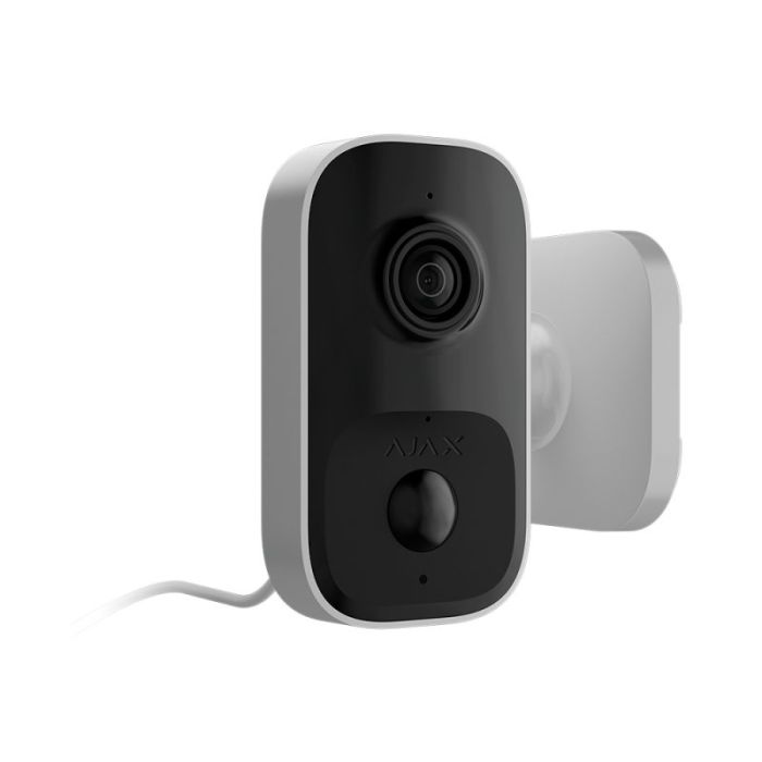 Ajax IndoorCam video surveillance camera, indoor, 4mp, 110° vertical 60° horizontal, IR 8m, artificial intelligence, wi-fi, white