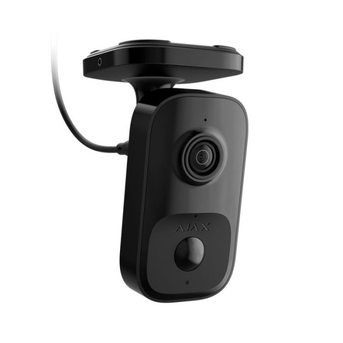 Ajax IndoorCam video surveillance camera, indoor, 4mp, 110° vertical 60° horizontal, IR 8m, artificial intelligence, wi-fi, black