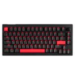 Клавіатура механічна Lemokey  X4 84Key, Keychron Brown, USB-A, QMK/VIA, EN/UKR, Red led, чорний