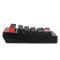 Mechanical keyboard Lemokey  X4 84Key, Keychron Brown, USB-A, QMK/VIA, EN/UKR, Red led, чорний