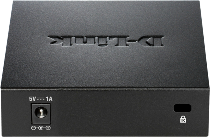 Комутатор  /E 5xFE, Некерований, Метал D-Link DES-105