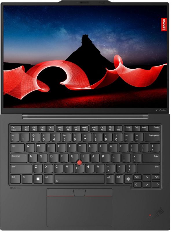 Lenovo Notebook ThinkPad X1 Carbon-G12 14" 2.8K OLED AG, Intel U7-155U, 32GB, F2TB, UMA, Win11P, black