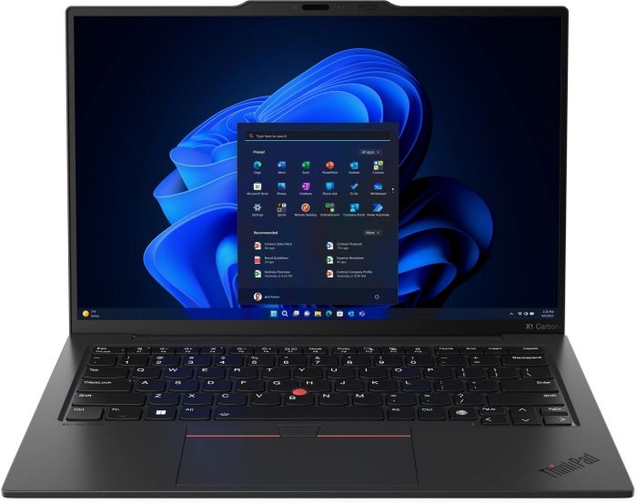 Lenovo Notebook ThinkPad X1 Carbon-G12 14" 2.8K OLED AG, Intel U7-155U, 32GB, F2TB, UMA, Win11P, black