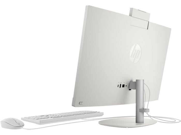 Комп'ютер персональний моноблок HP 245-G10 23.8" FHD IPS AG, AMD R5-7520U, 16GB, F512GB, UMA, WiFi, кл+м, 3р, DOS, білий
