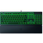 Клавіатура мембранна Razer Ornata V3 X 104key, USB-A, EN/UK, RGB, чорний
