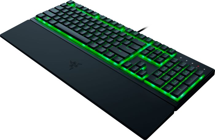 Клавіатура мембранна Razer Ornata V3 X 104key, USB-A, EN/UK, RGB, чорний