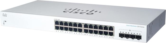 Cisco Switch CBS220 24xGE, 4x10G SFP+, Smart