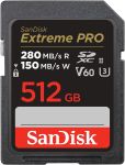 Карта памяти SanDisk SD  512GB C10 UHS-II U3 R280/W150MB/s Extreme Pro V60