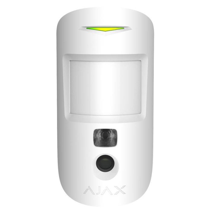Датчик руху з покращеною фотофіксацією Ajax HDR MotionCam, Jeweller, бездротовий, білий
