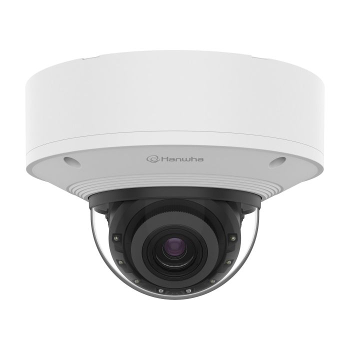 Hanwha IP Camera , 2MP, Dome, 4.38-9.33mm AVF, f/1.3-2.15, IR40m, DC 12V/PoE+, IP66/IP67/IP6K9K, IK10+, NEMA4X Samsung Hanwha Techwin PNV-A6081R