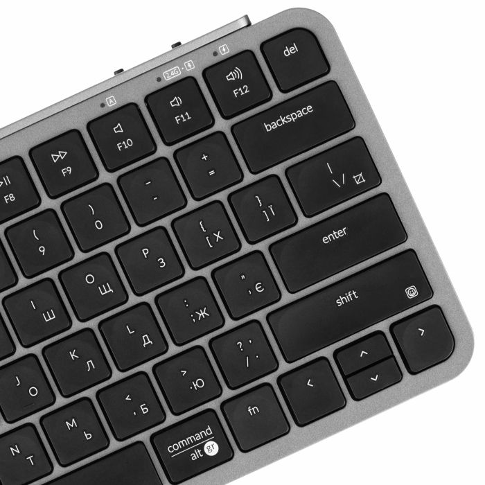 Клавиатура мембраная Keychron B1 Pro, USB/WL/BT, space gray