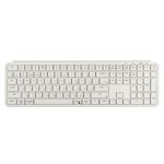Клавиатура мембраная Keychron B6 Pro, USB/WL/BT, ivory white
