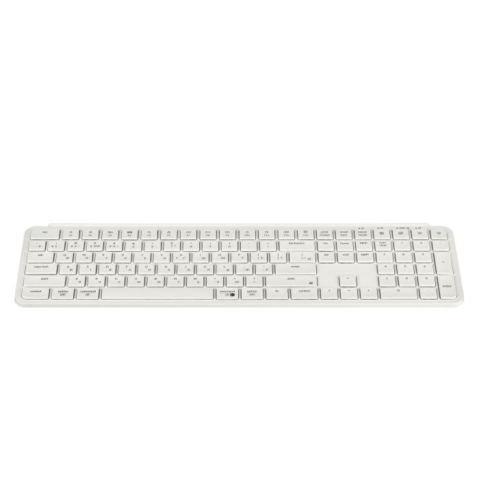 Клавиатура мембраная Keychron B6 Pro, USB/WL/BT, ivory white