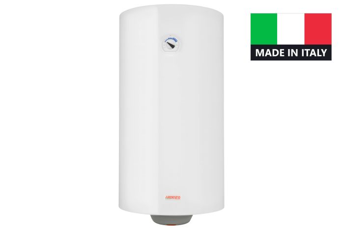 Electric water heater. ARDESTO NEU NTS 100 V 1.5K EU2 round, 100l, 1.5kW, mechanical control, C, Italy, white