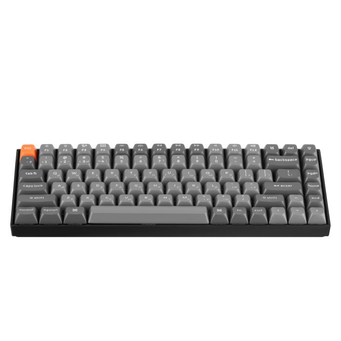 Клавіатура механічна Keychron K2 Max 84Key, K Super Brown, WL/BT/USB-A, QMK, EN/UKR, White Led, чорний