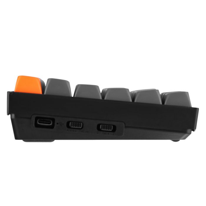 Клавіатура механічна Keychron K2 Max 84Key, K Super Brown, WL/BT/USB-A, QMK, EN/UKR, White Led, чорний