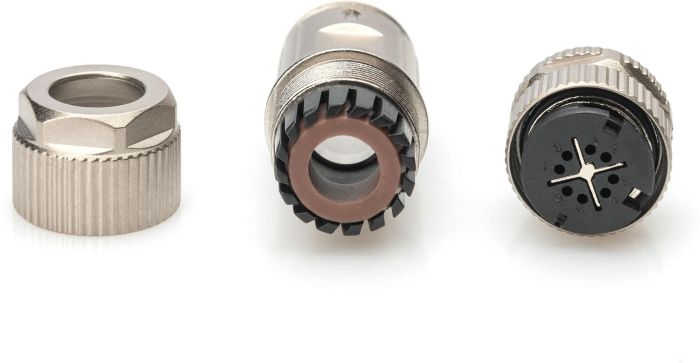 Конектор DIGITUS CАТ 6A M12 M, X-coded, STP, IP67