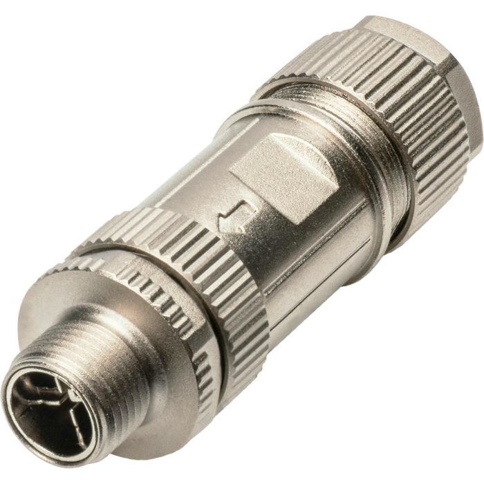 Конектор DIGITUS CАТ 6A M12 M, X-coded, STP, IP67